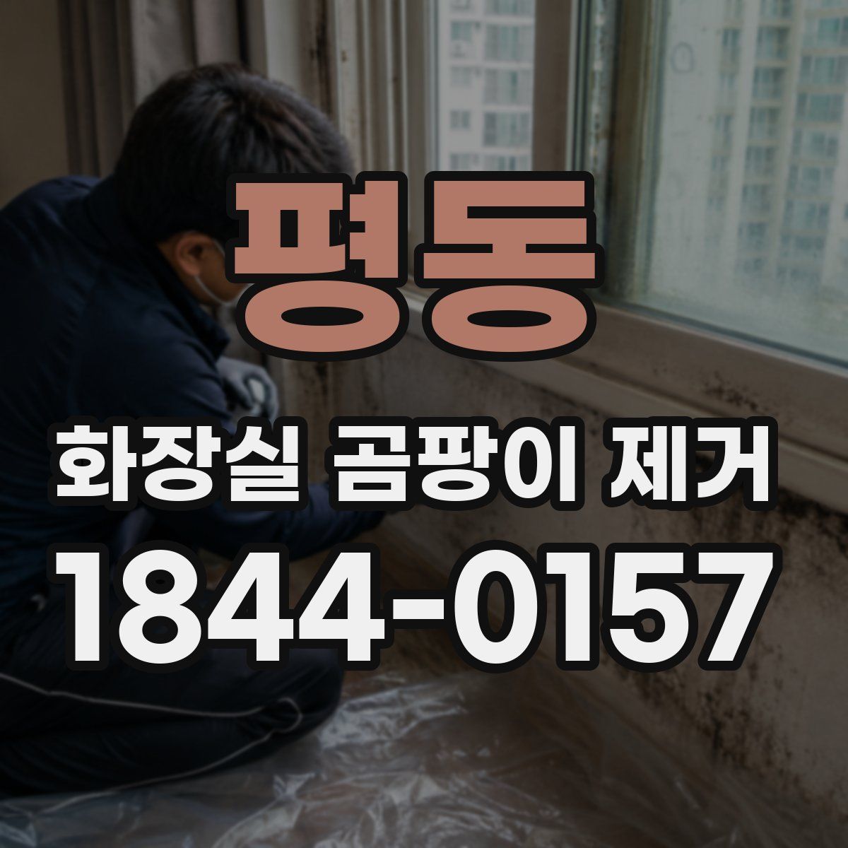 평동 화장실 곰팡이 제거