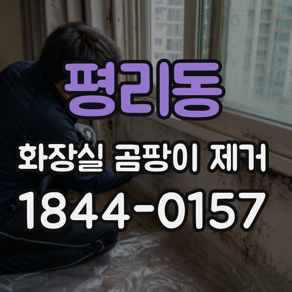평리동 화장실 곰팡이 제거