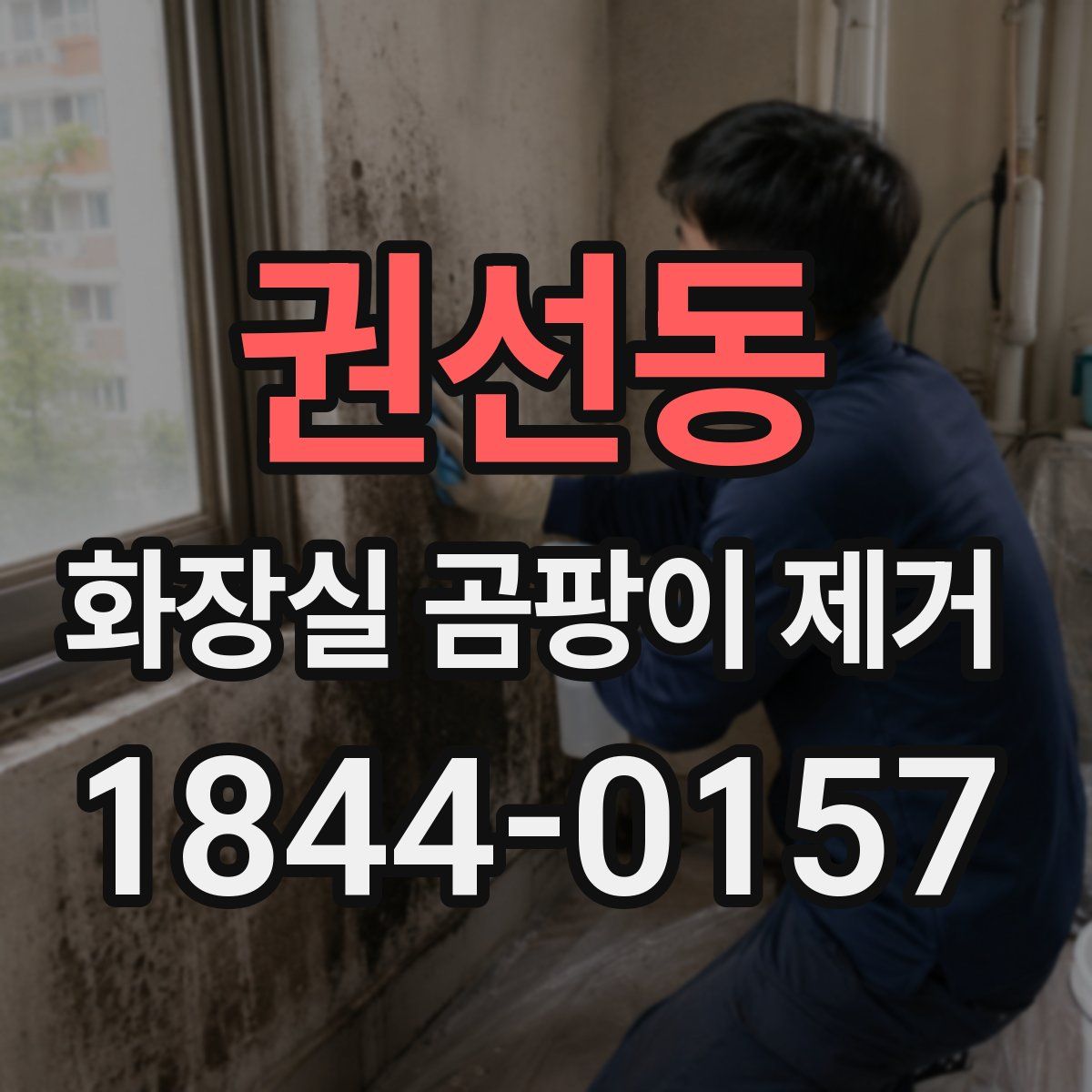 권선동 화장실 곰팡이 제거