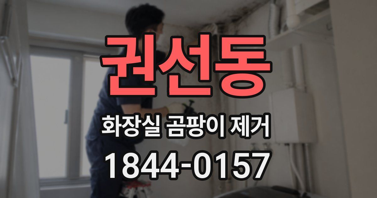 권선동 화장실 곰팡이 제거