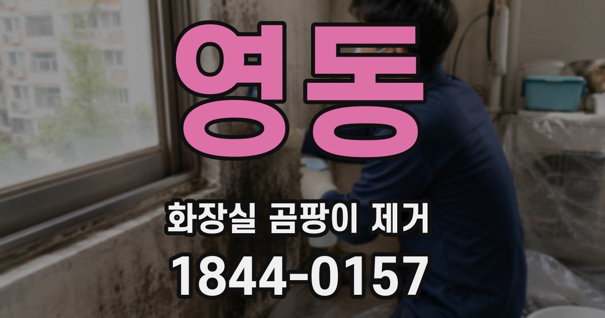 영동 화장실 곰팡이 제거