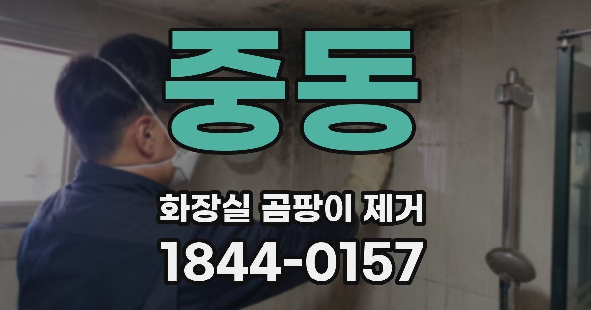 중동 화장실 곰팡이 제거