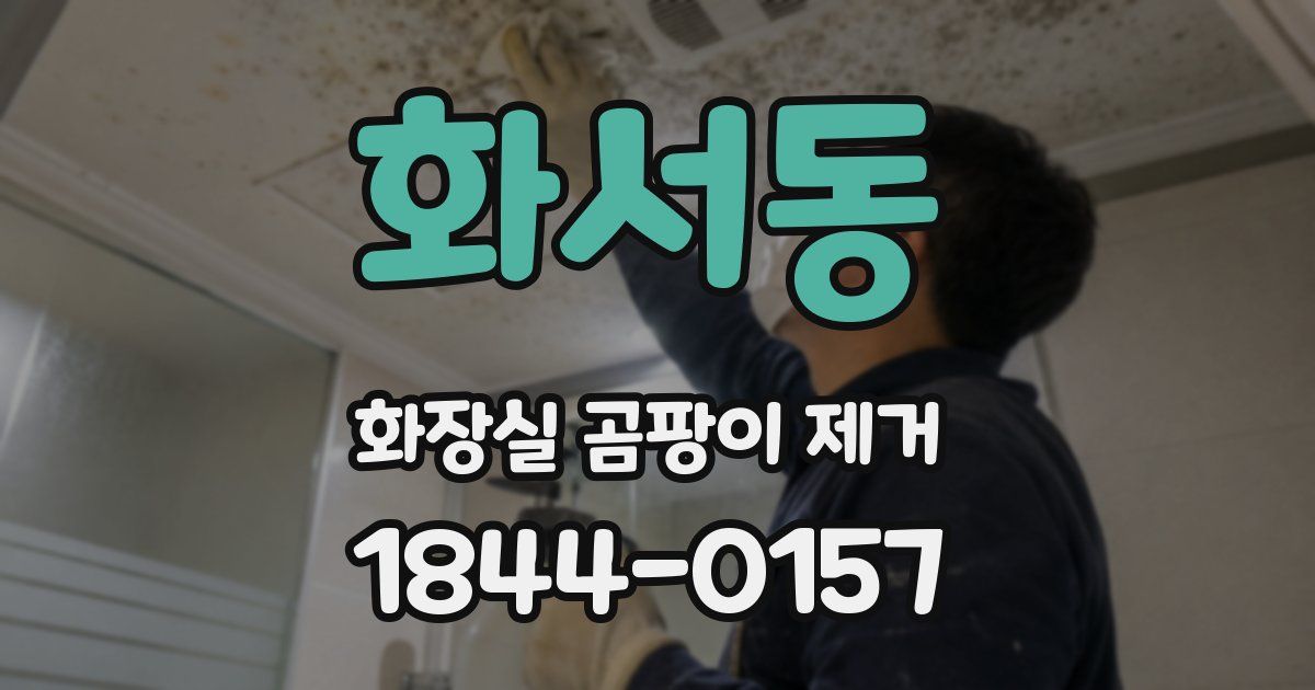 화서동 화장실 곰팡이 제거