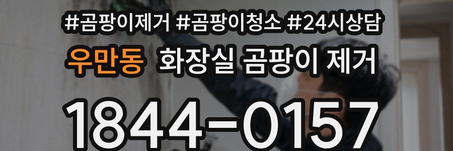 우만동 화장실 곰팡이 제거