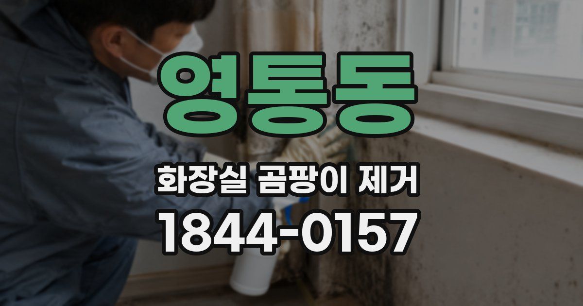 영통동 화장실 곰팡이 제거