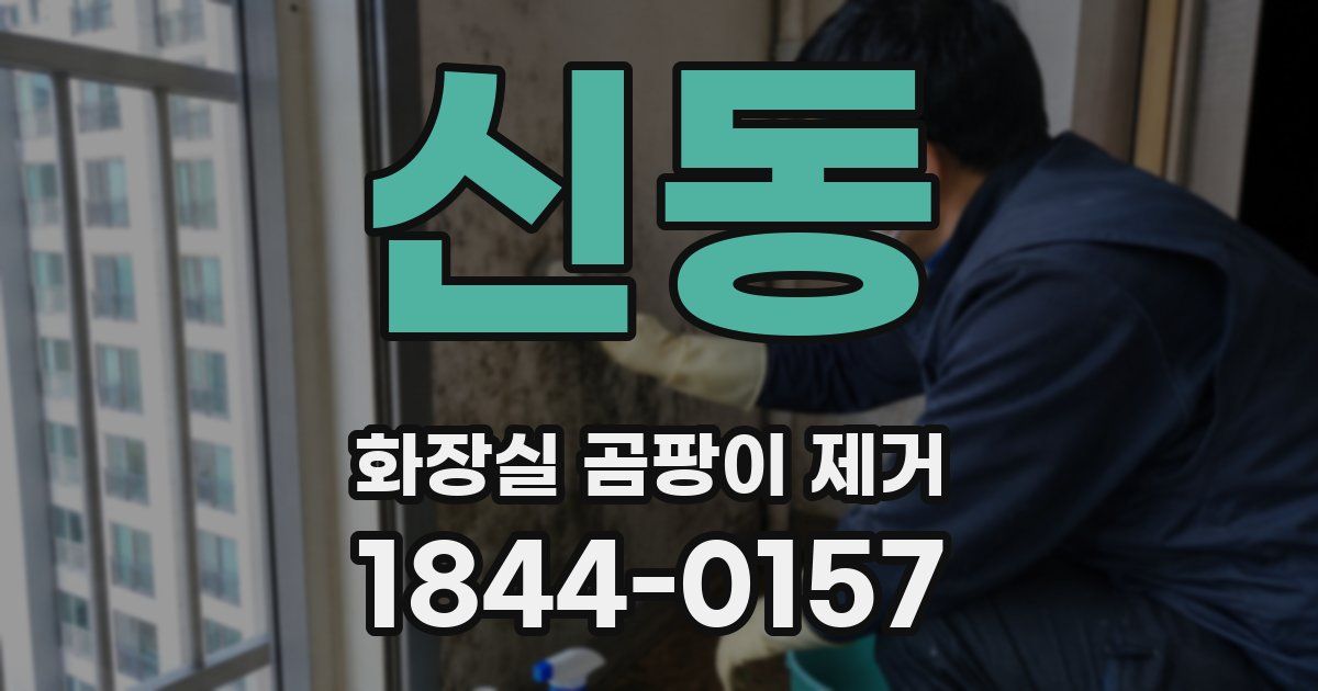 신동 화장실 곰팡이 제거