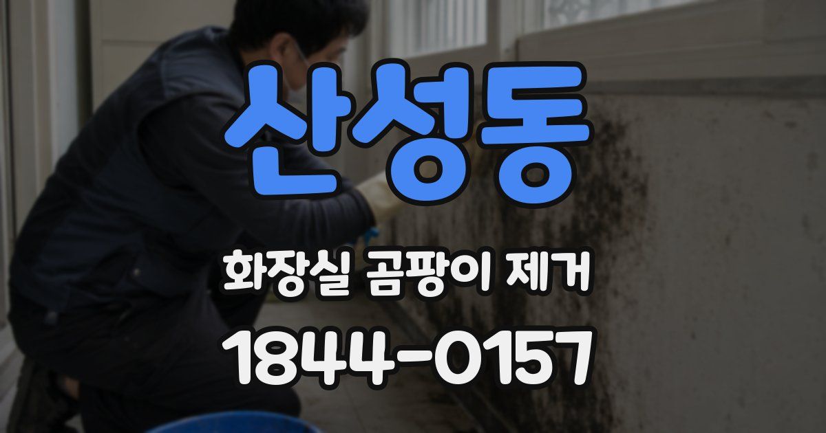 산성동 화장실 곰팡이 제거