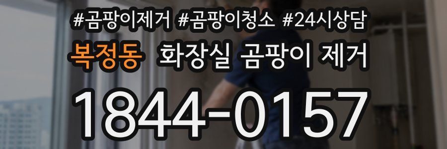 복정동 화장실 곰팡이 제거
