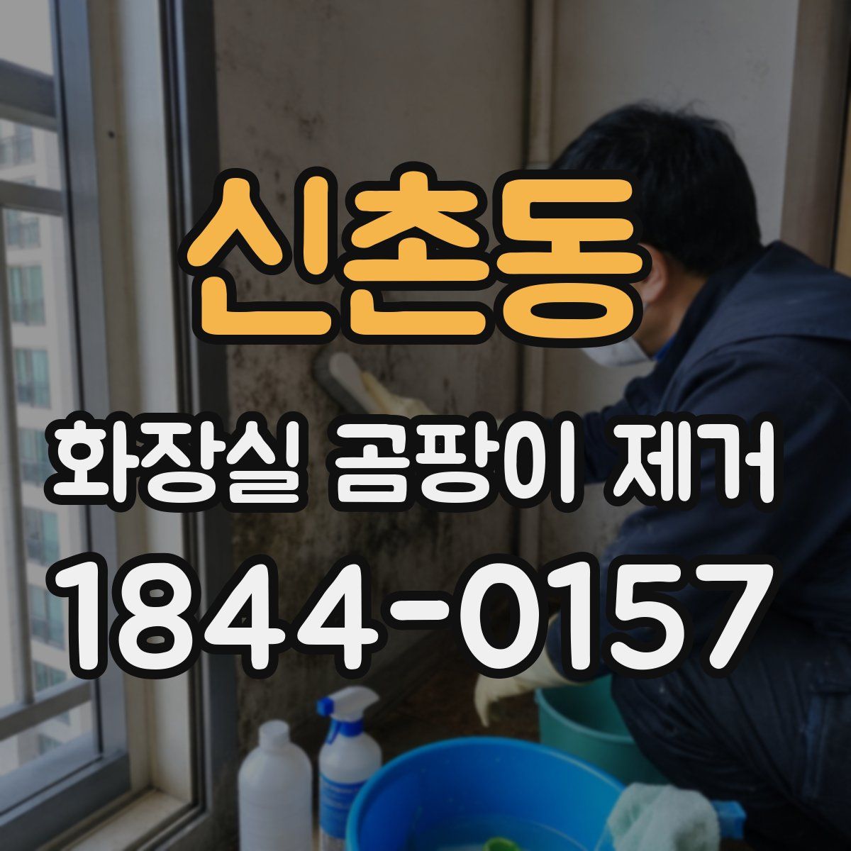 신촌동 화장실 곰팡이 제거