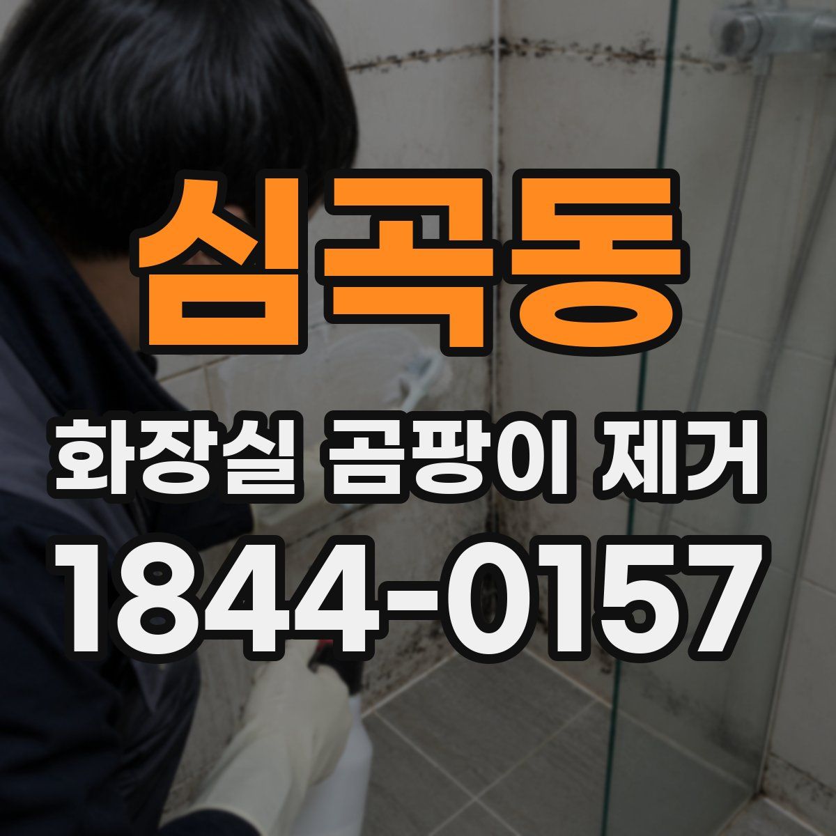 심곡동 화장실 곰팡이 제거