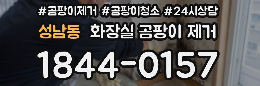 성남동 화장실 곰팡이 제거