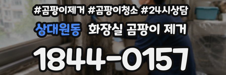 상대원동 화장실 곰팡이 제거