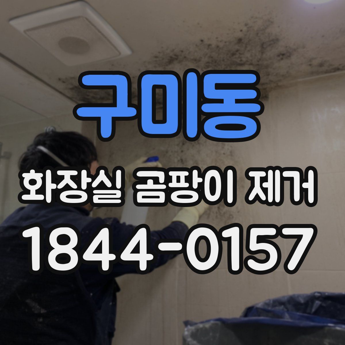 구미동 화장실 곰팡이 제거