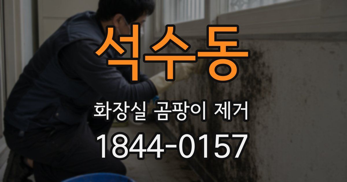 석수동 화장실 곰팡이 제거