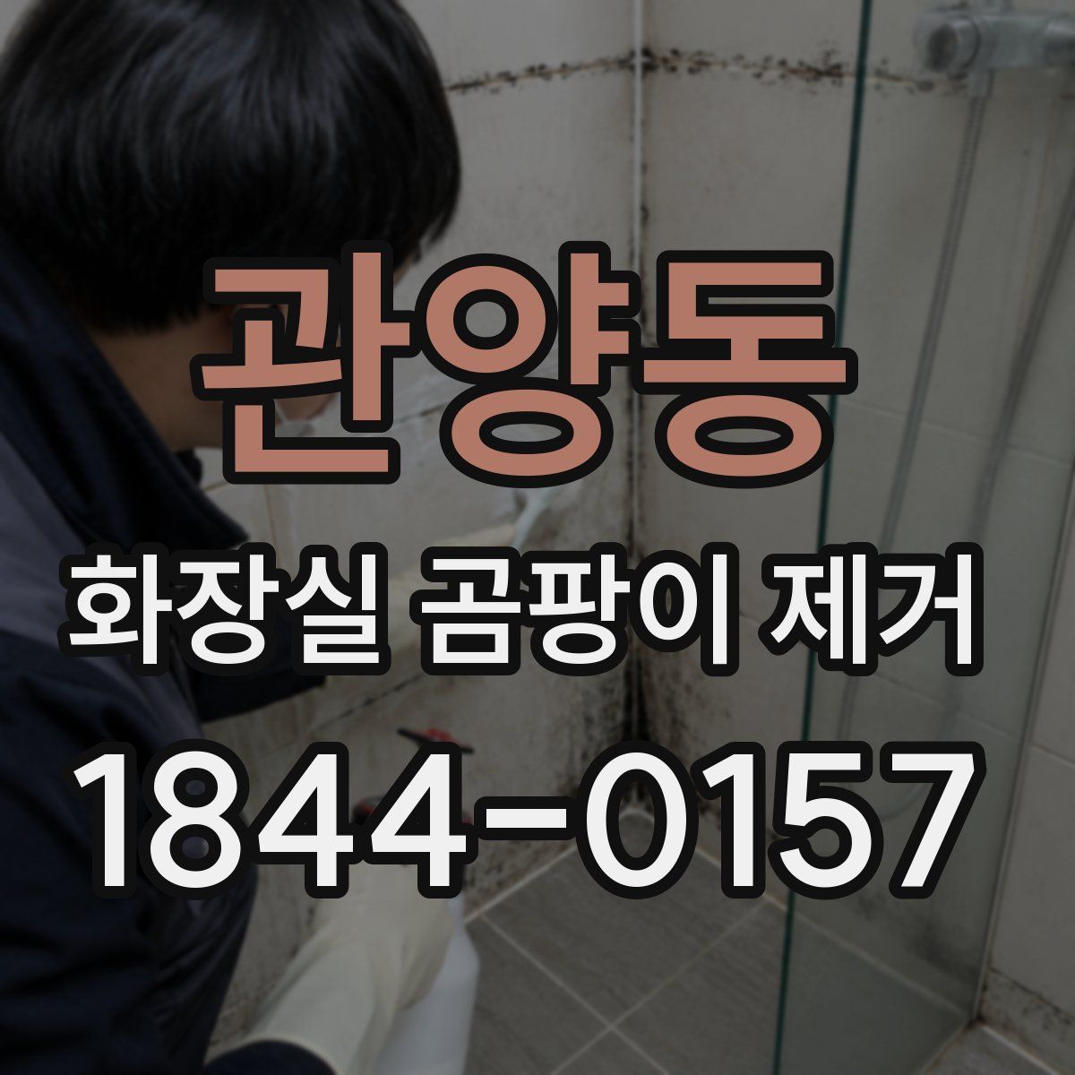 관양동 화장실 곰팡이 제거