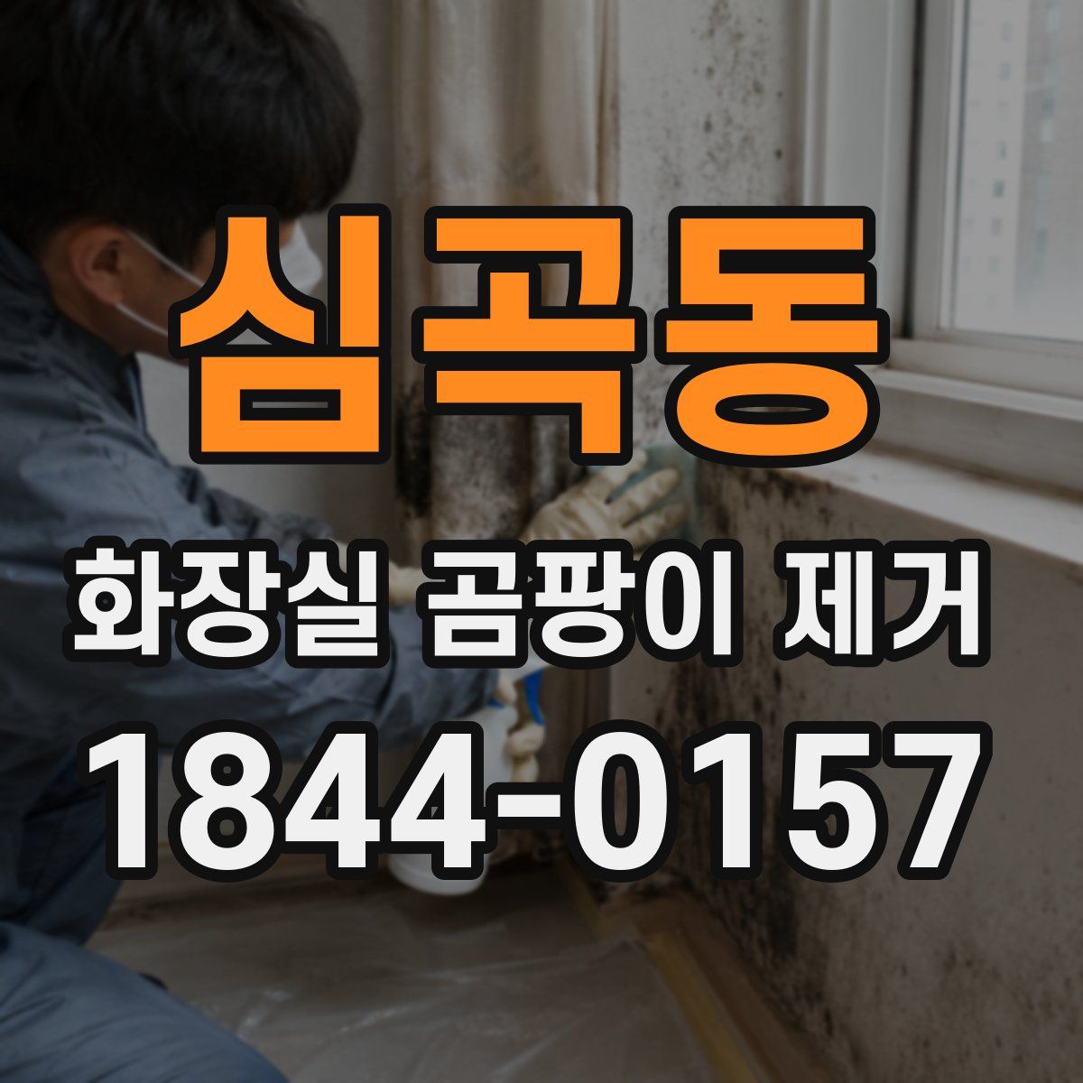 심곡동 화장실 곰팡이 제거