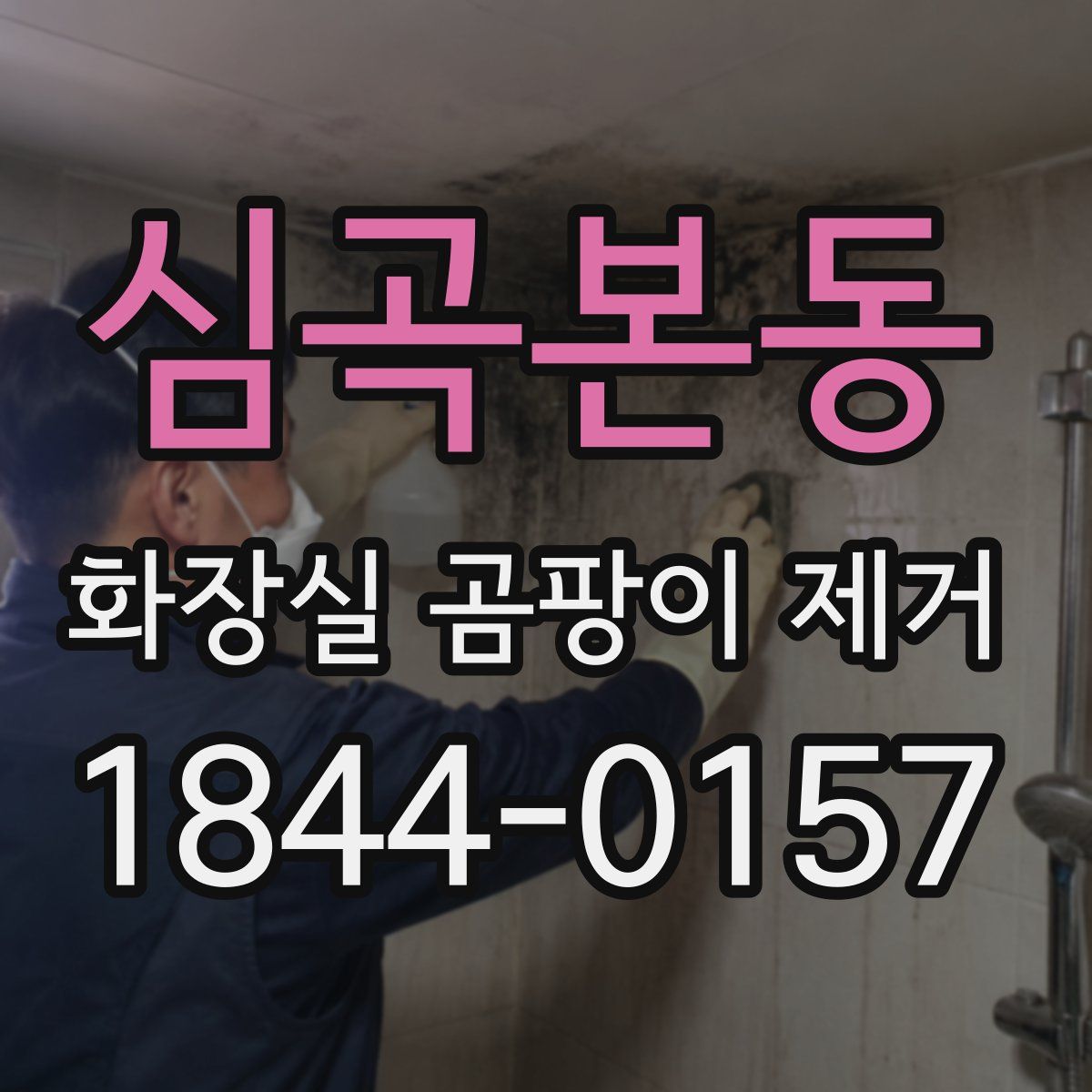 심곡본동 화장실 곰팡이 제거