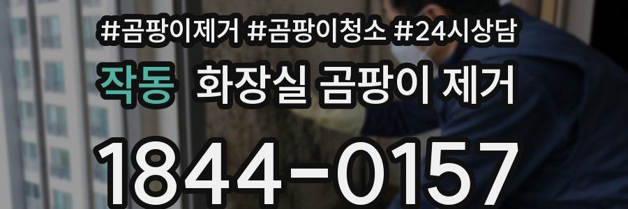 작동 화장실 곰팡이 제거