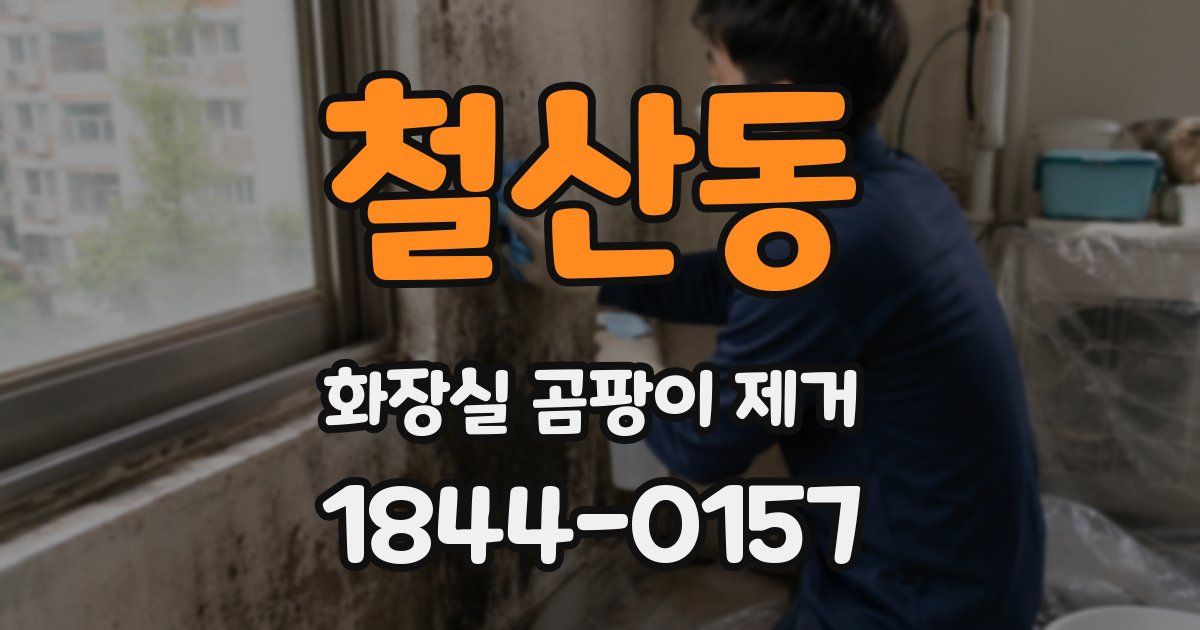 철산동 화장실 곰팡이 제거