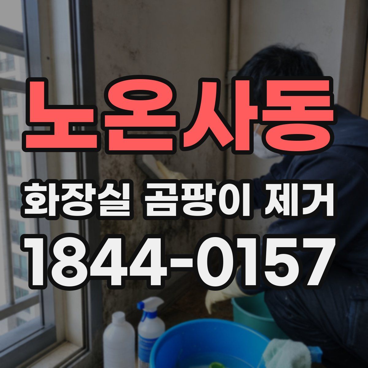 노온사동 화장실 곰팡이 제거