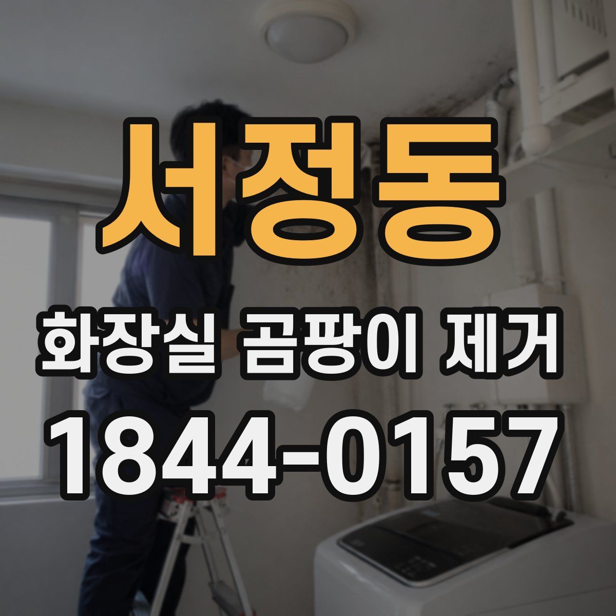 서정동 화장실 곰팡이 제거