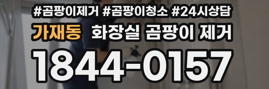 가재동 화장실 곰팡이 제거