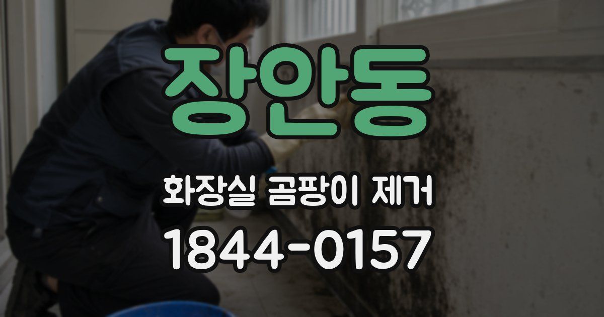 장안동 화장실 곰팡이 제거