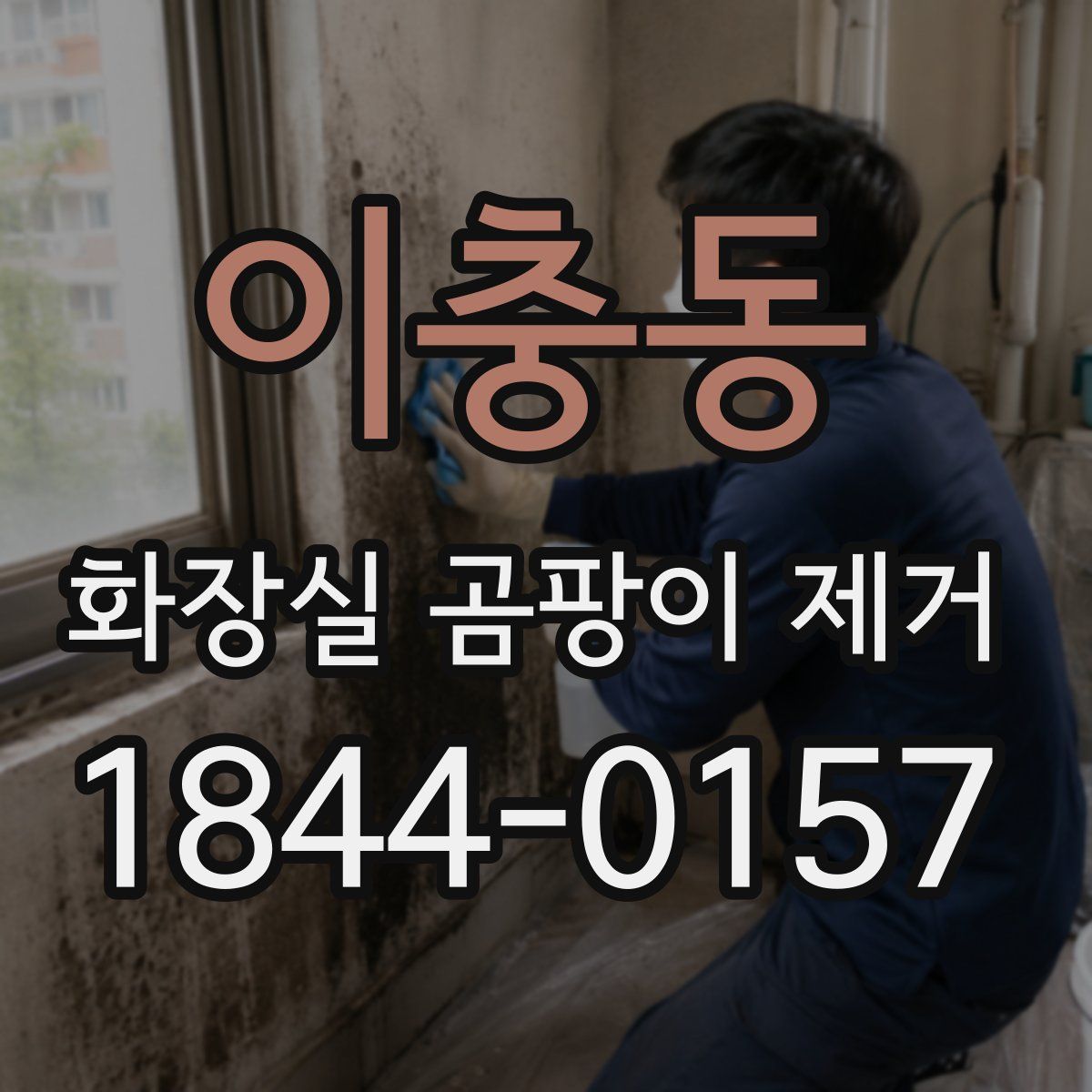 이충동 화장실 곰팡이 제거