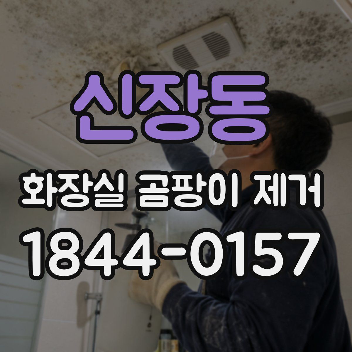 신장동 화장실 곰팡이 제거