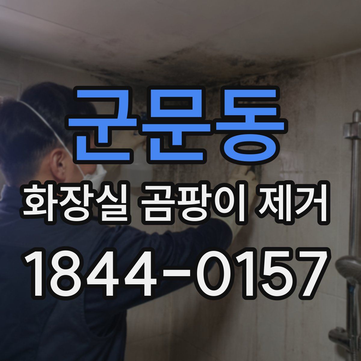 군문동 화장실 곰팡이 제거