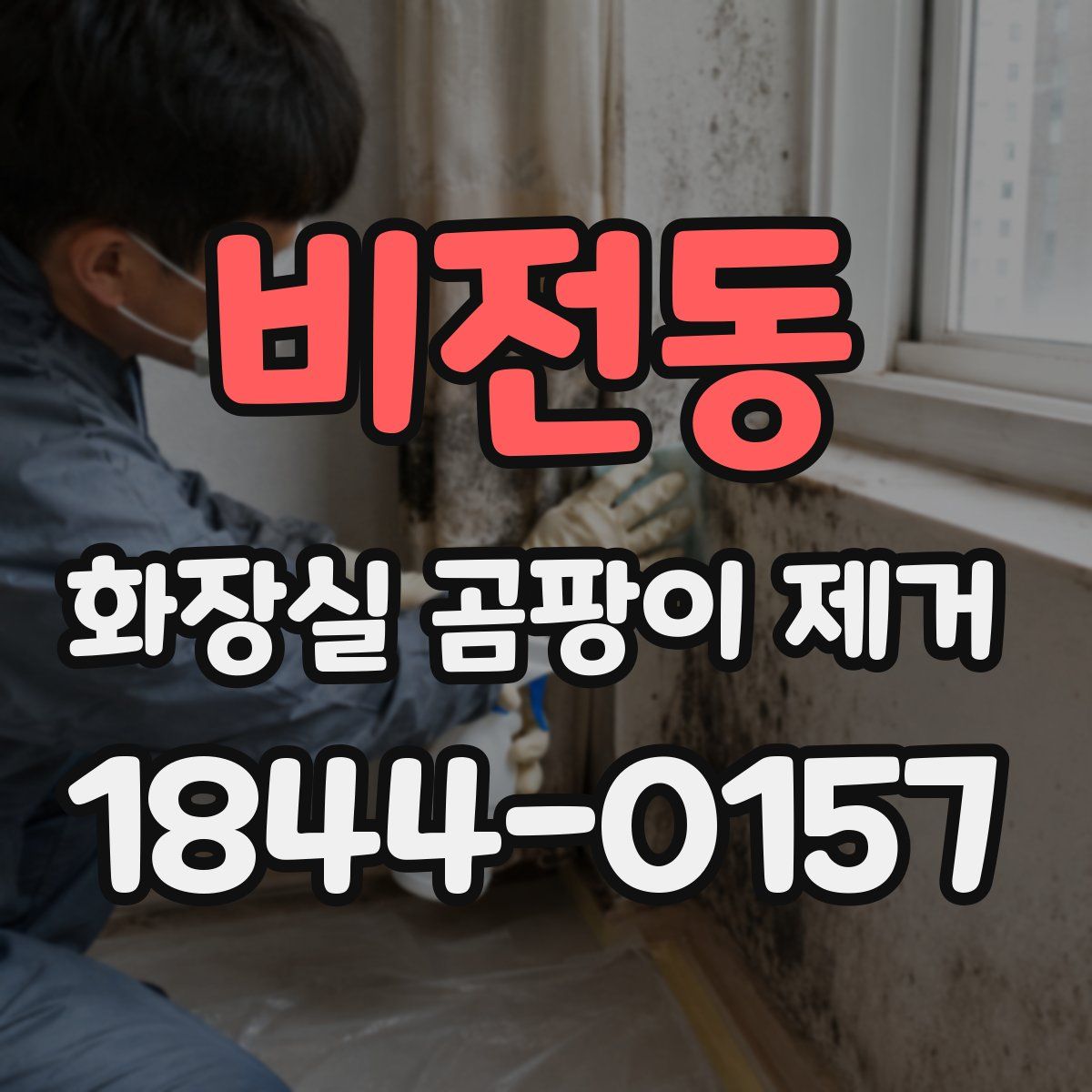 비전동 화장실 곰팡이 제거
