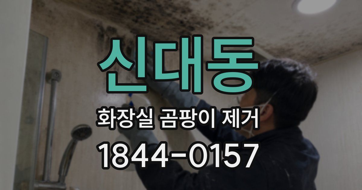 신대동 화장실 곰팡이 제거