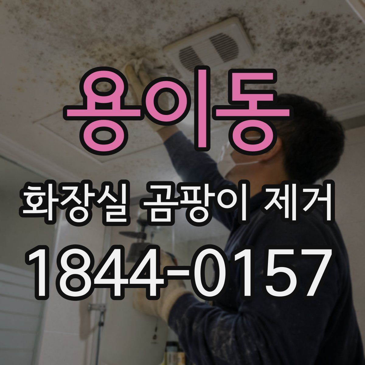 용이동 화장실 곰팡이 제거