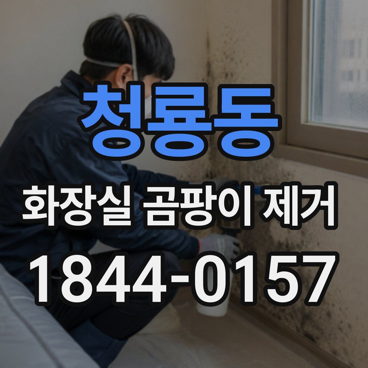청룡동 화장실 곰팡이 제거