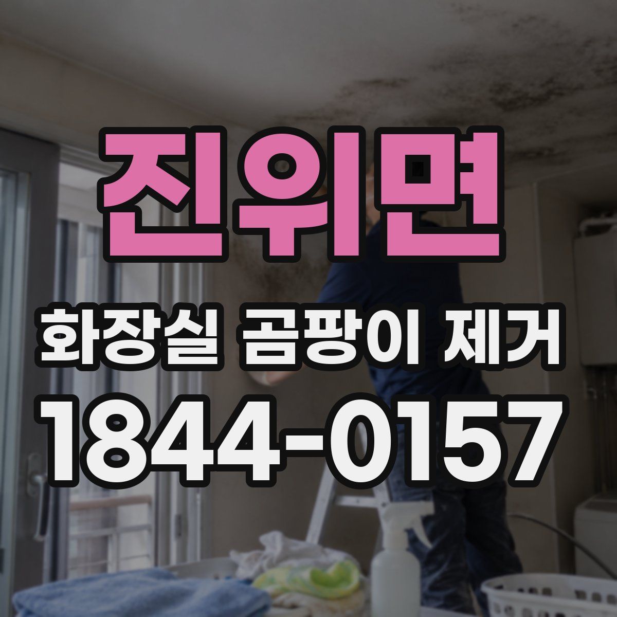 진위면 화장실 곰팡이 제거