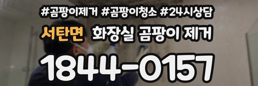 서탄면 화장실 곰팡이 제거