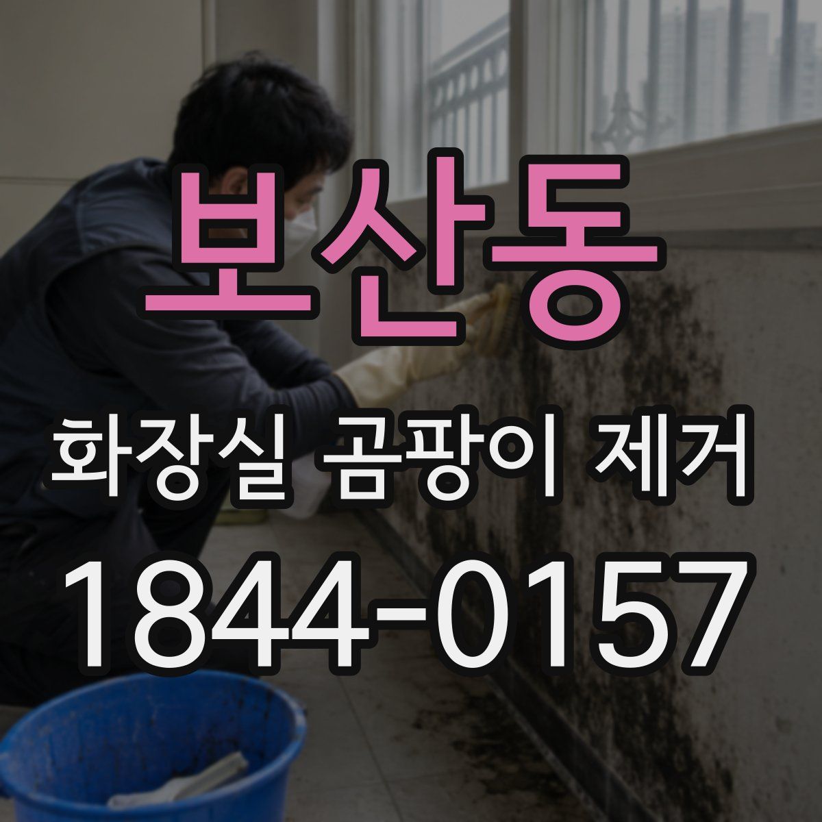 보산동 화장실 곰팡이 제거