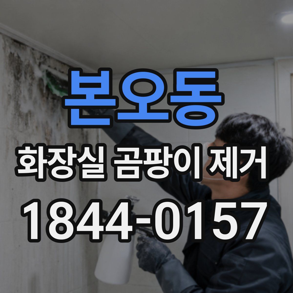 본오동 화장실 곰팡이 제거