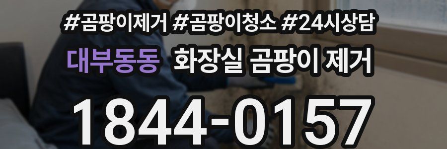 대부동동 화장실 곰팡이 제거