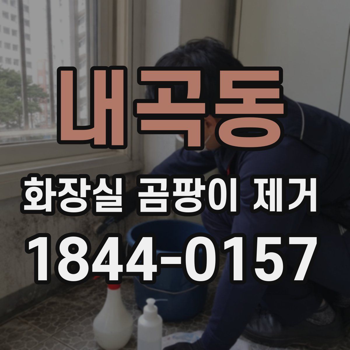 내곡동 화장실 곰팡이 제거