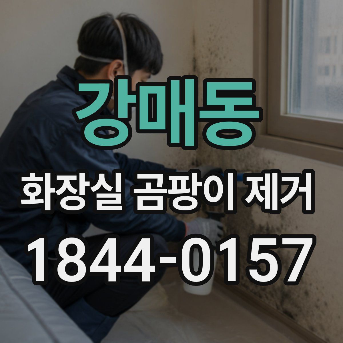 강매동 화장실 곰팡이 제거