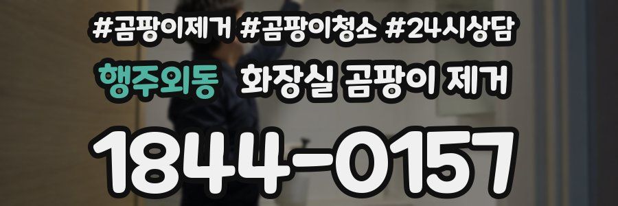 행주외동 화장실 곰팡이 제거