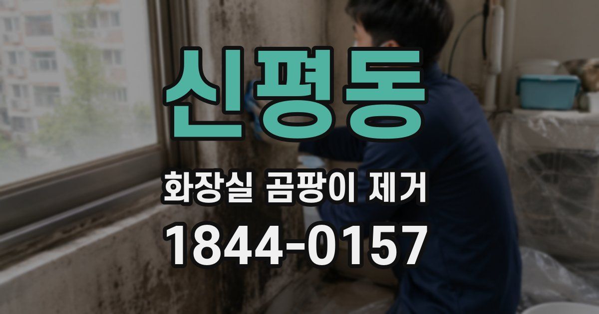 신평동 화장실 곰팡이 제거
