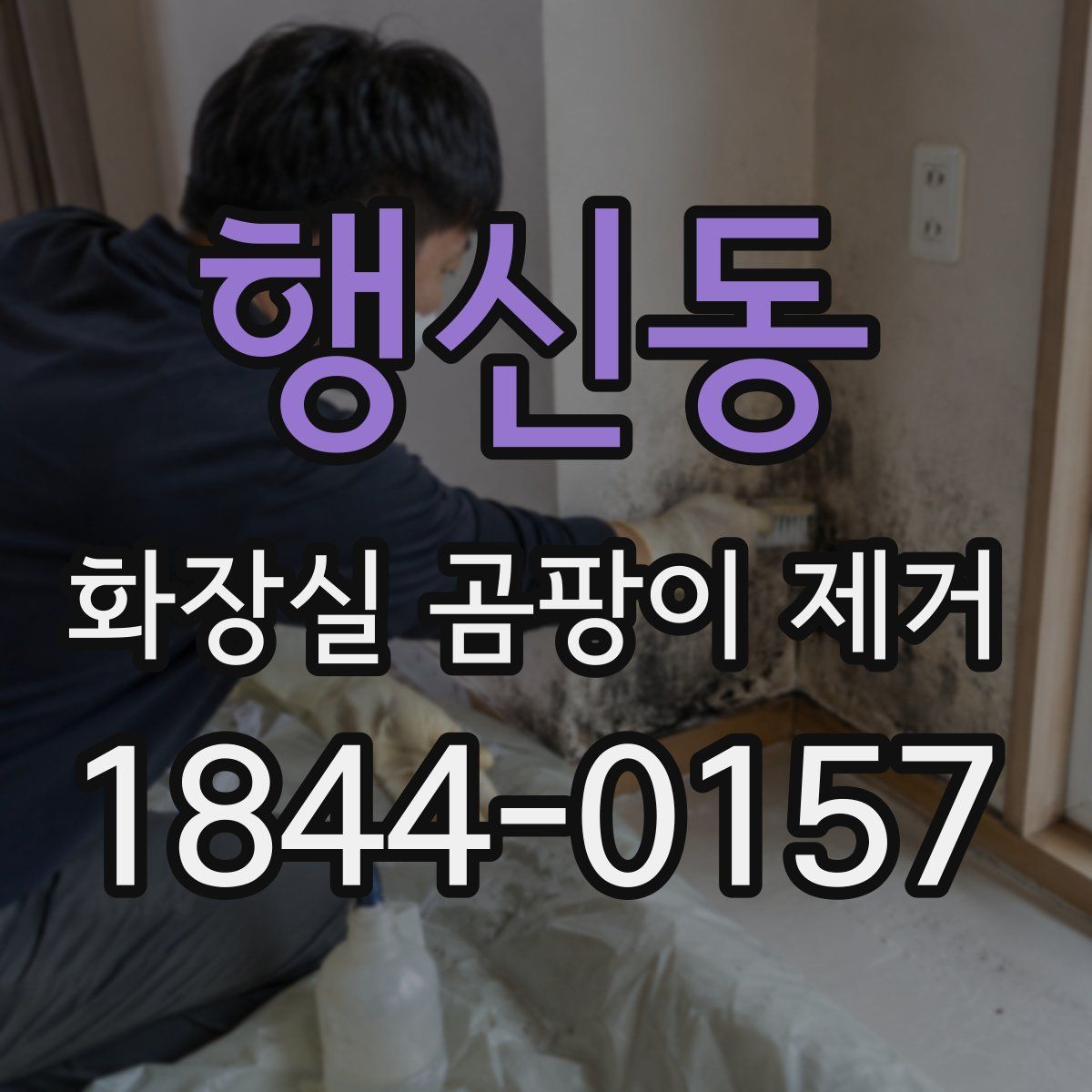 행신동 화장실 곰팡이 제거