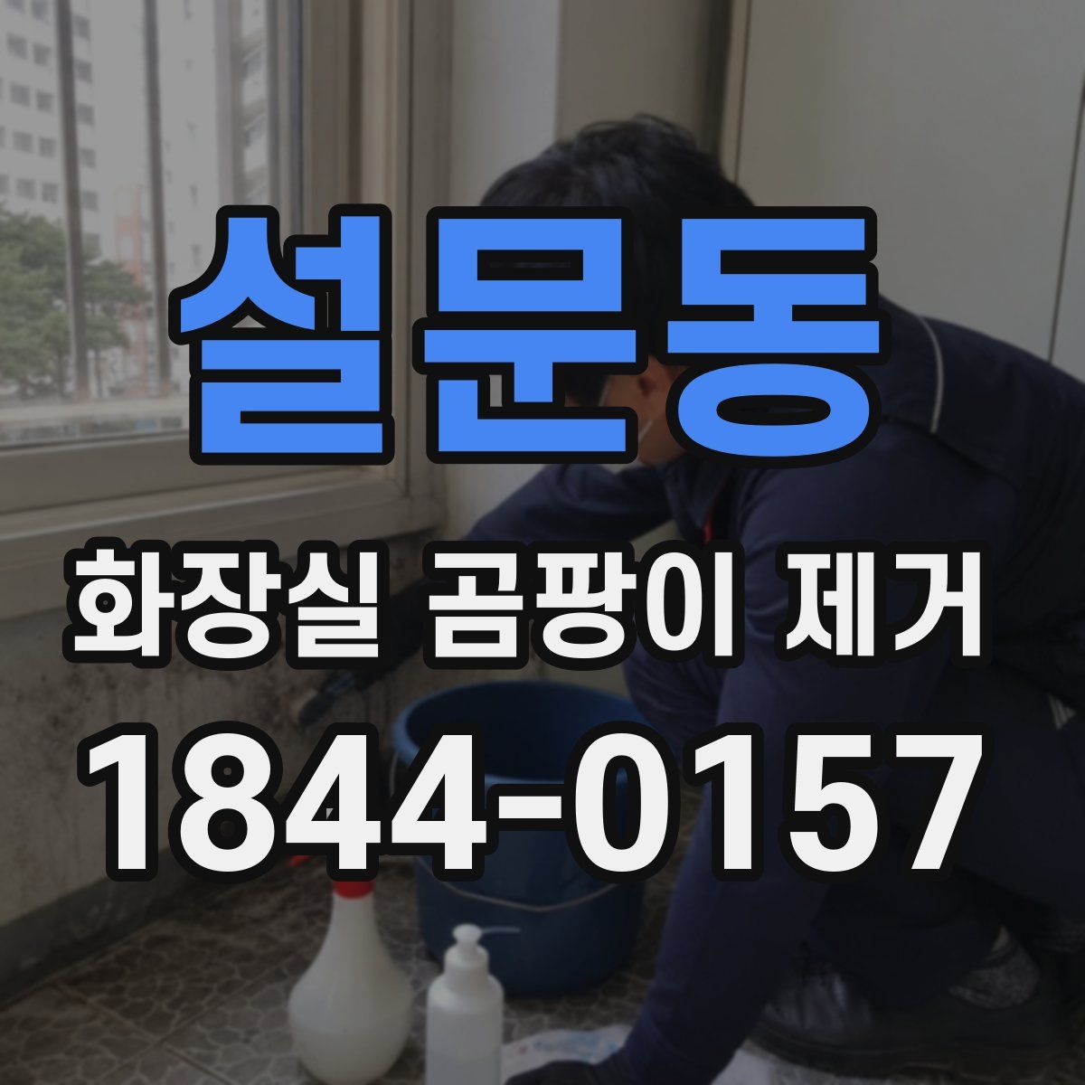 설문동 화장실 곰팡이 제거