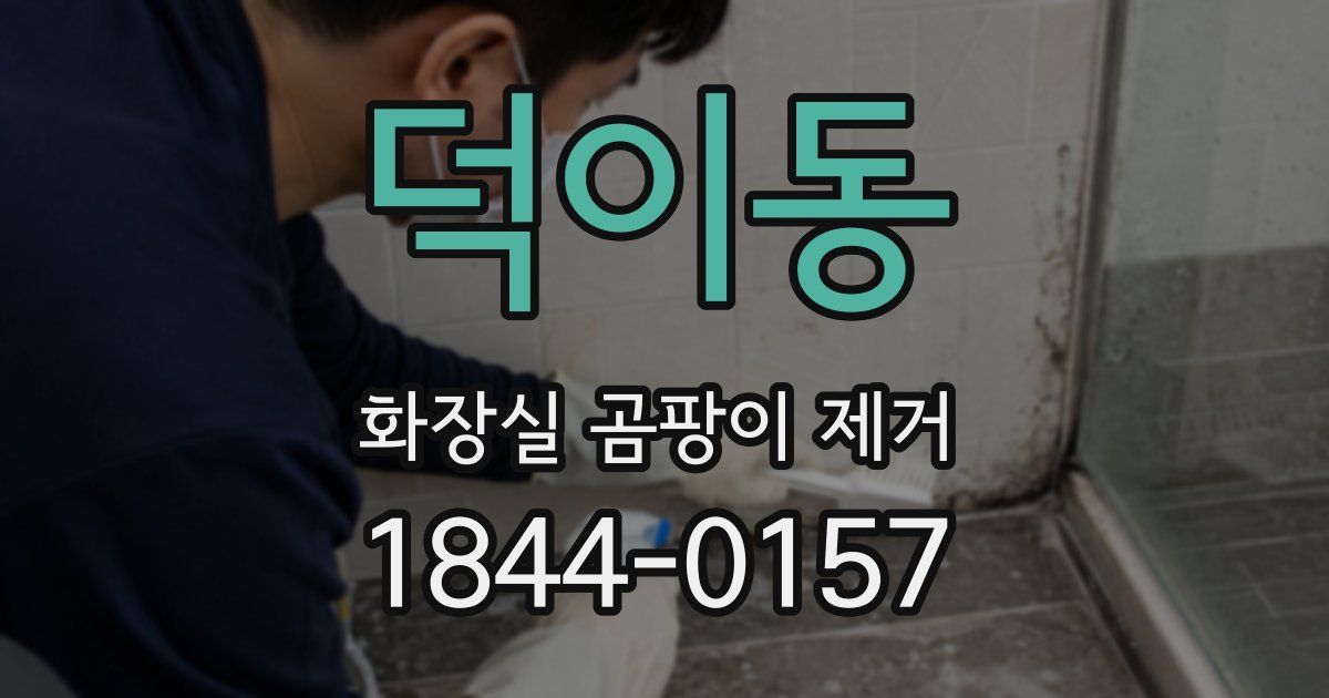 덕이동 화장실 곰팡이 제거