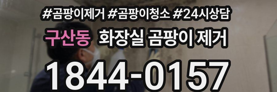 구산동 화장실 곰팡이 제거