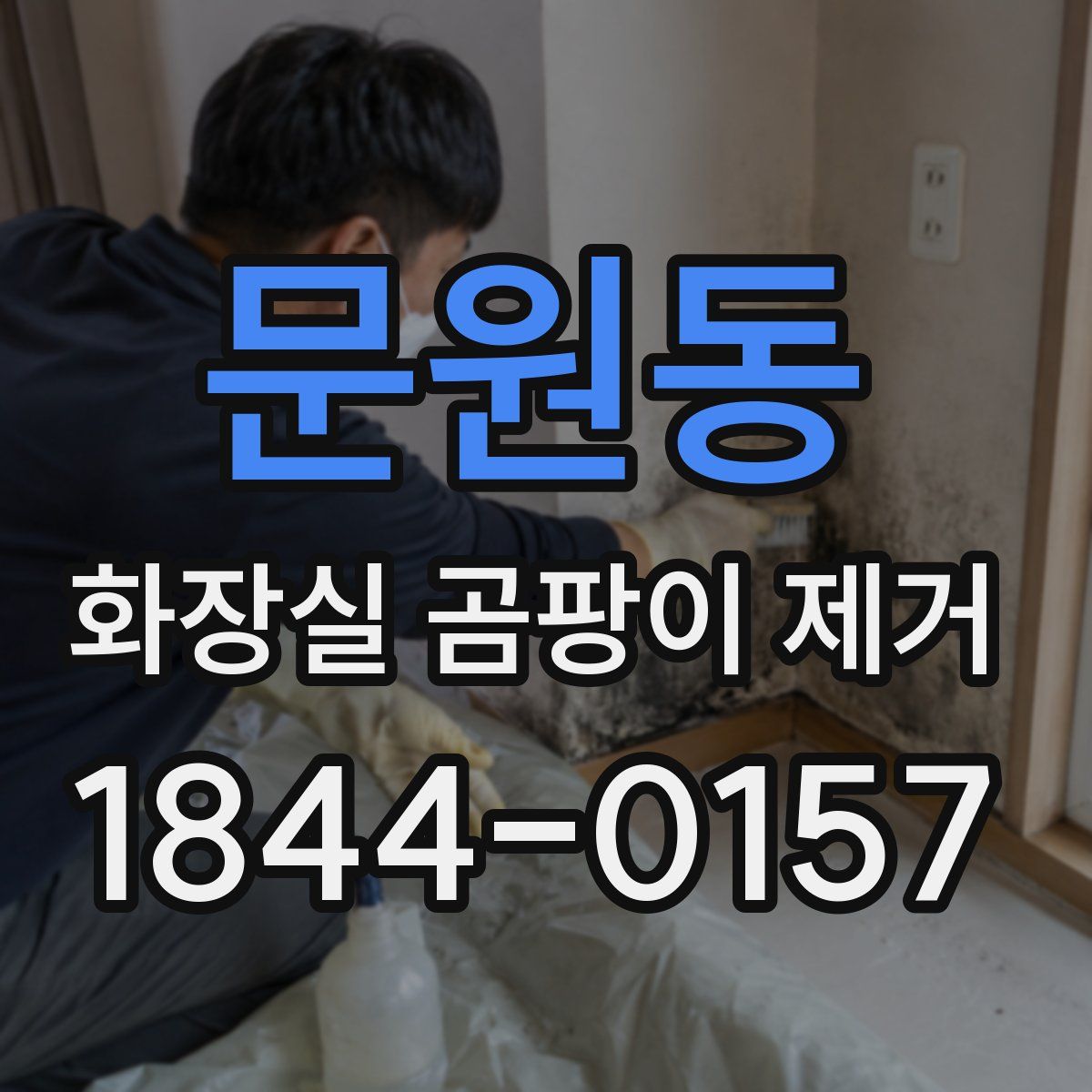 문원동 화장실 곰팡이 제거