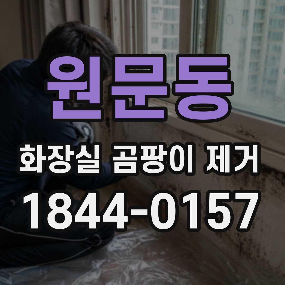 원문동 화장실 곰팡이 제거