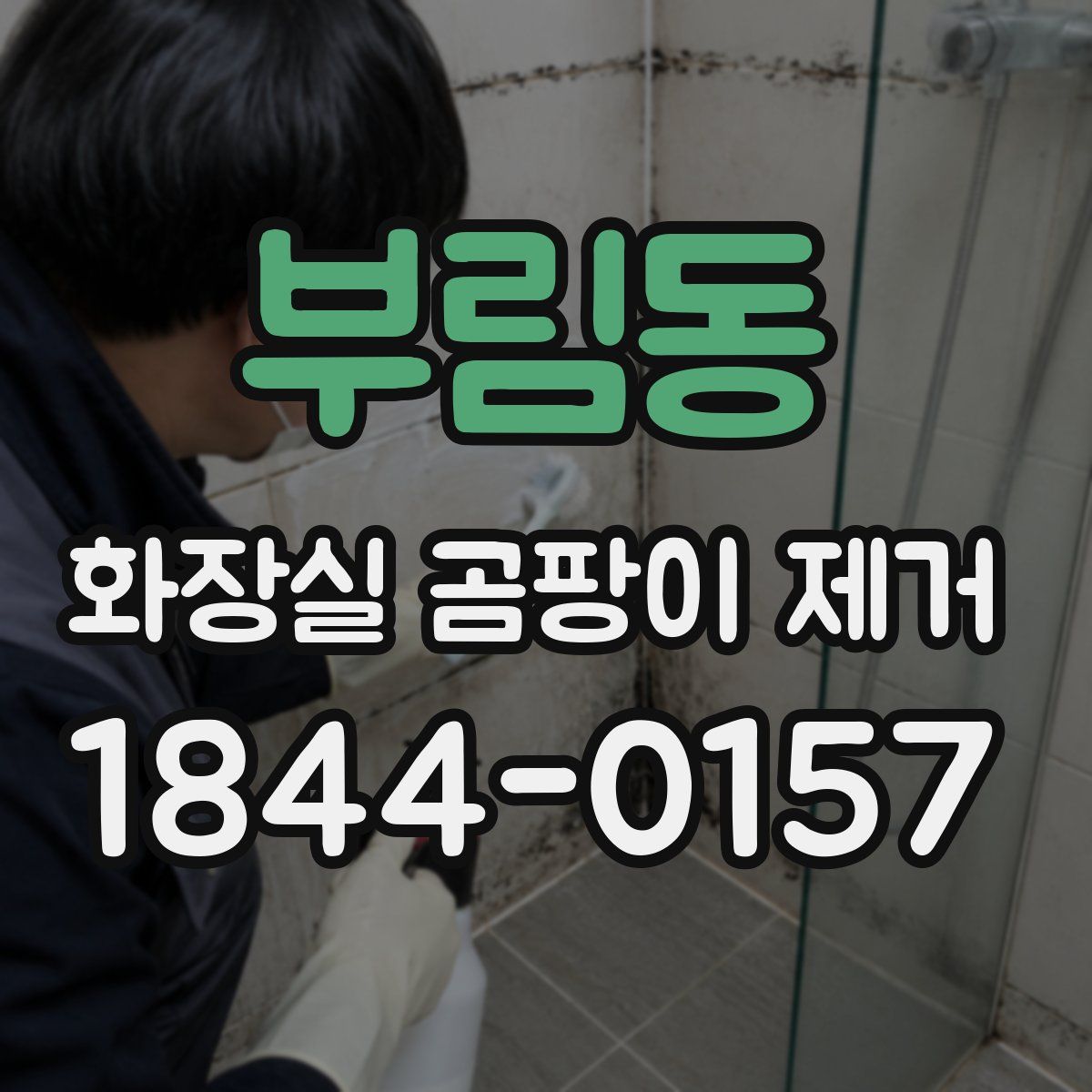 부림동 화장실 곰팡이 제거